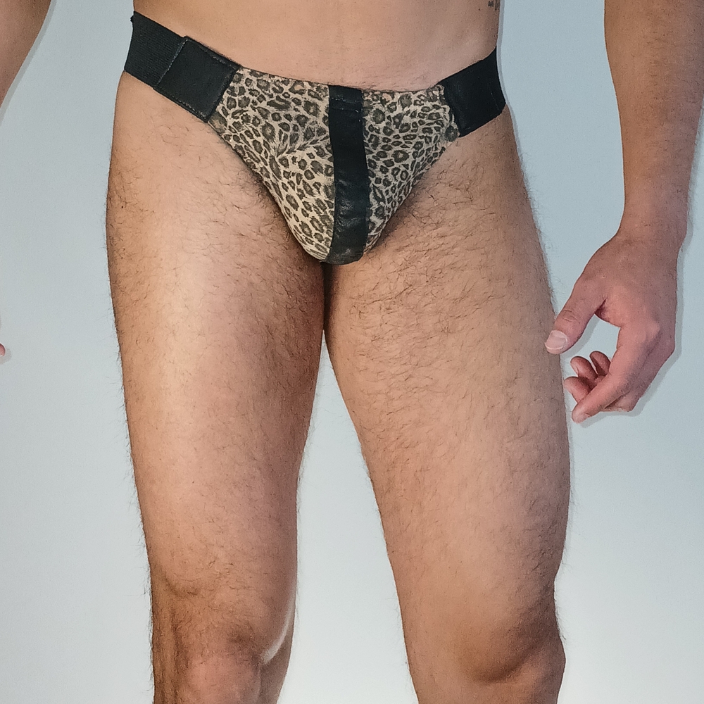 Leopard Print Men's Jockstrap